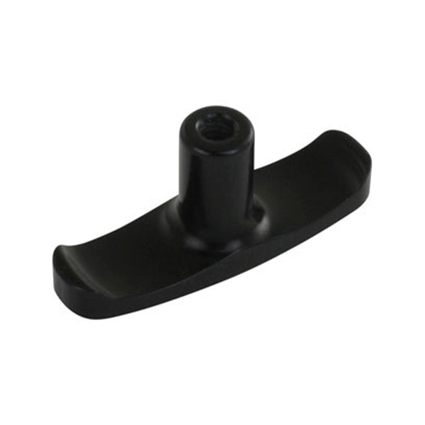 C73-400-3 Billet Aluminum Ergo T Handle 10-32 NF Right Hand Black