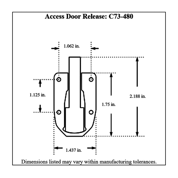 C73-480-Diagram_136bdb91-2548-4e40-bd93-623984217e84 Stainless Steel Lightweight Aircraft Grade Access Door Release