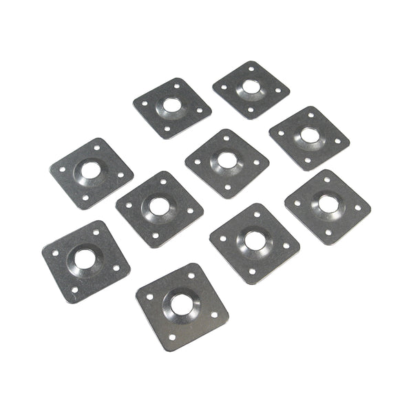 C73-535-10_1 Aluminum Doubler Plates, Pack of 10 Square