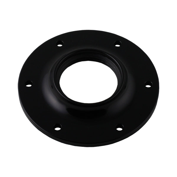 C73-705-BLK_10 Easy Turn Fill Cap with Lanyard Boss and Aluminum Fuel Cell Bung Black 6 Bolt: 2-3 4 Inch Cap Black