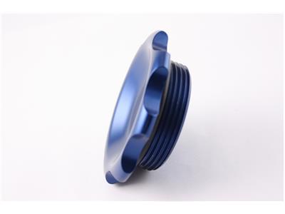 C73-772_5_77884746-5d60-4a4f-b7b8-b7a9c510082d Easy Turn Fill Cap with Steel Weld Bung 2-3 4 Inch with Lanyard Boss 5 8 Inch Blue