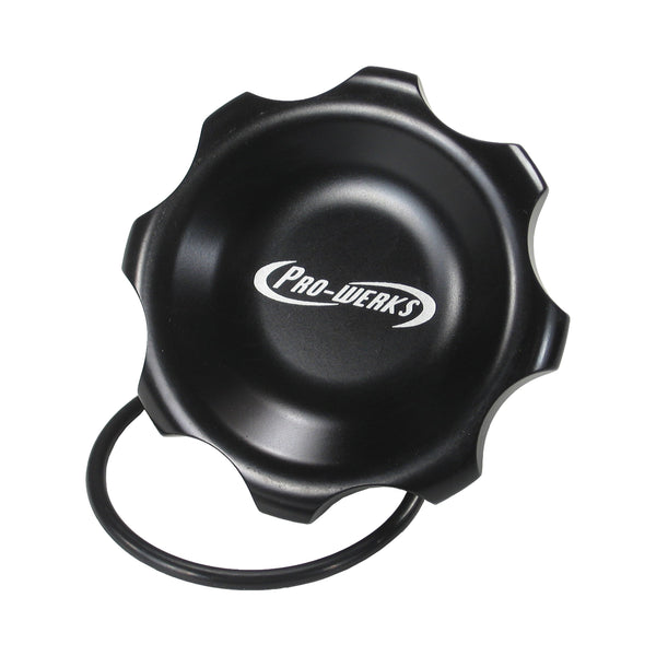 C73-780_1 Easy Turn Fill Cap with O-Ring 2-3 4 Inch with Lanyard Boss Black