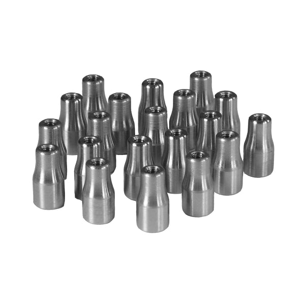 C73-806-20_1 3/8" OD X .058” Tube Size, Chromoly Steel 4130N Round Tube Adapter 10-32 Right Hand Bag of 20