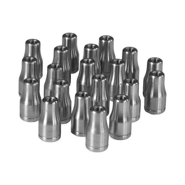 C73-807-20_1 3/8" OD X .058” Tube Size, Chromoly Steel 4130N Round Tube Adapter 10-32 Left Hand Bag of 20