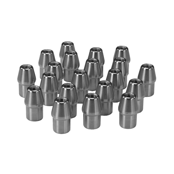 C73-834-20_1 3/4” OD X .058” Tube Size, Chromoly Steel 4130N Round Tube Adapter 5 16-24 Right Hand Bag of 20