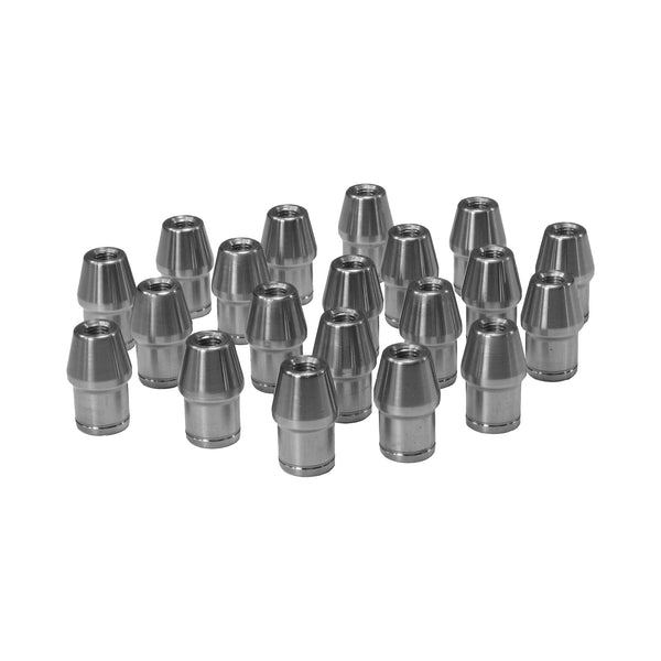 C73-835-20_1 3/4” OD X .058” Tube Size, Chromoly Steel 4130N Round Tube Adapter 5 16-24 Left Hand Bag of 20