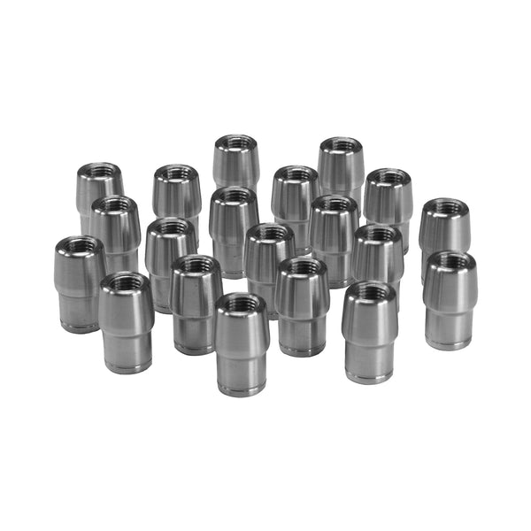 C73-839-20_1 3/4” OD X .058” Tube Size, Chromoly Steel 4130N Round Tube Adapter 7 16-20 Left Hand Bag of 20