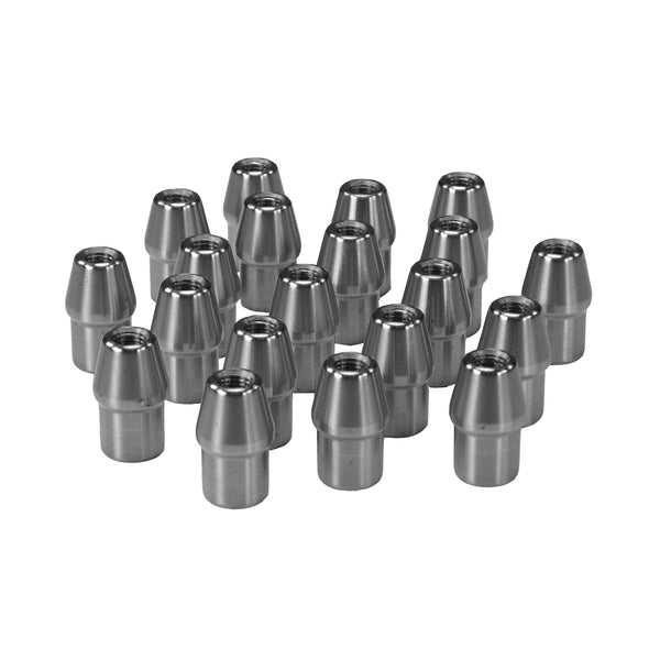 C73-840-20_1 3/4” OD X .065” Tube Size, Chromoly Steel 4130N Round Tube Adapter 5 16-24 Right Hand Bag of 20