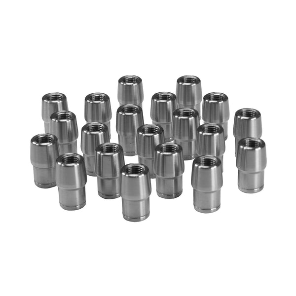 C73-845-20_1 3/4” OD X .065” Tube Size, Chromoly Steel 4130N Round Tube Adapter 7 16-20 Left Hand Bag of 20