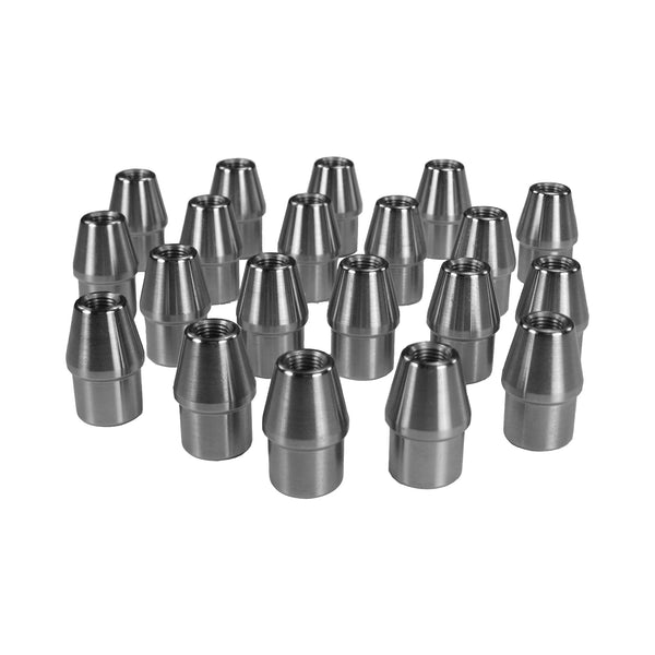 C73-858-20_1 7/8” OD X .058” Tube Size, Chromoly Steel 4130N Round Tube Adapter 3 8-24 Right Hand Bag of 20