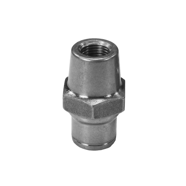 C73-863-H-2_1 7/8” OD X .058” Tube Size, Chromoly Steel 4130N Round Tube Adapter 1 2-20 Left Hand With Hex Each