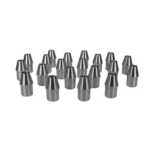 C73-884-20_1 1” OD X .058” Tube Size, Chromoly Steel 4130N Round Tube Adapter 3 8-24 Right Hand Bag of 20