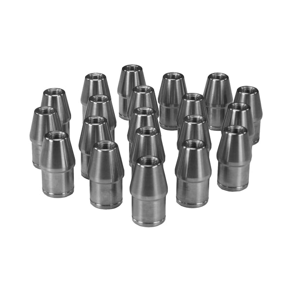 C73-887-20_1 1” OD X .058” Tube Size, Chromoly Steel 4130N Round Tube Adapter 7 16-20 Left Hand Bag of 20