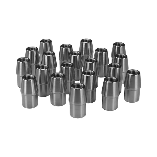 C73-888-20_1 1” OD X .058” Tube Size, Chromoly Steel 4130N Round Tube Adapter 1 2-20 Right Hand Bag of 20