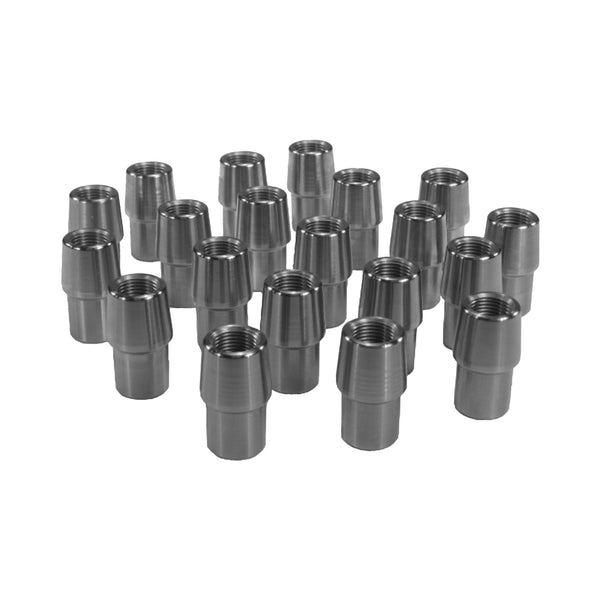 C73-906-20_1 1” OD X .083” Tube Size, Chromoly Steel 4130N Round Tube Adapter 5 8-18 Right Hand Bag of 20