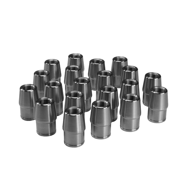 C73-919-20_1 1-1/8” OD X .058” Tube Size, Chromoly Steel 4130N Round Tube Adapter 5 8-18 Left Hand Bag of 20