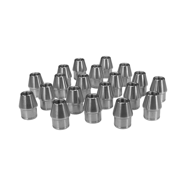 C73-949-20_1 1-3/8” OD X .095” Tube Size, Chromoly Steel 4130N Round Tube Adapter 5 8-18 Left Hand Bag of 20