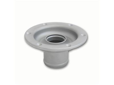 C74-759-H2_4 Easy Turn Fill Cap with Aluminum Remote Mount Bung 2 Inch without Lanyard Boss Recessed Remote Mount: 2 Inch Hose Polished