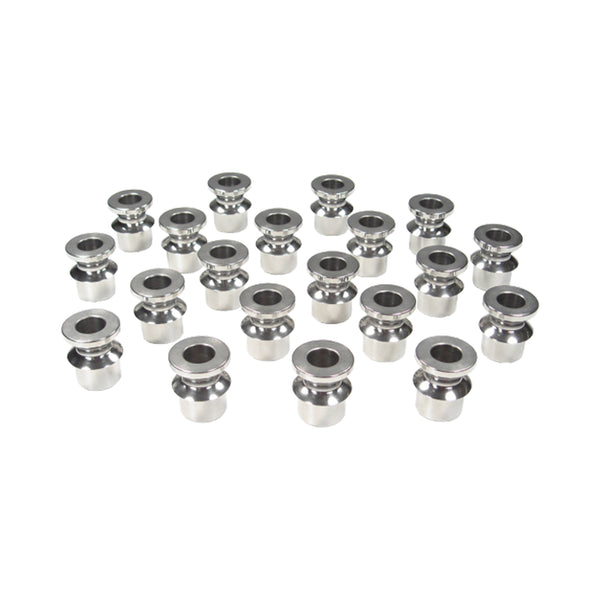 C78-014-20_1 Stainless Steel High Misalignment Bushings 5 8 Inch Inside Diameter: 1 Inch Outside Diameter: 3 4 Inch Height: 33 Degree Misalignment Bag of 20