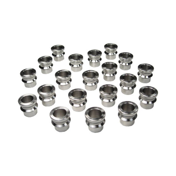 C78-016-20_1 Stainless Steel High Misalignment Bushings 5 8 Inch Inside Diameter: 3 4 Inch Outside Diameter: 1 2 Inch Height: 22 Degree Misalignment Bag of 20