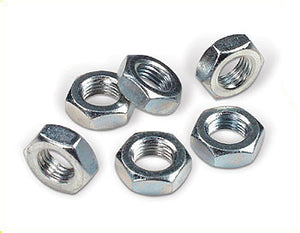 JamNutFull Plated Steel Jam Nuts, Grade 5