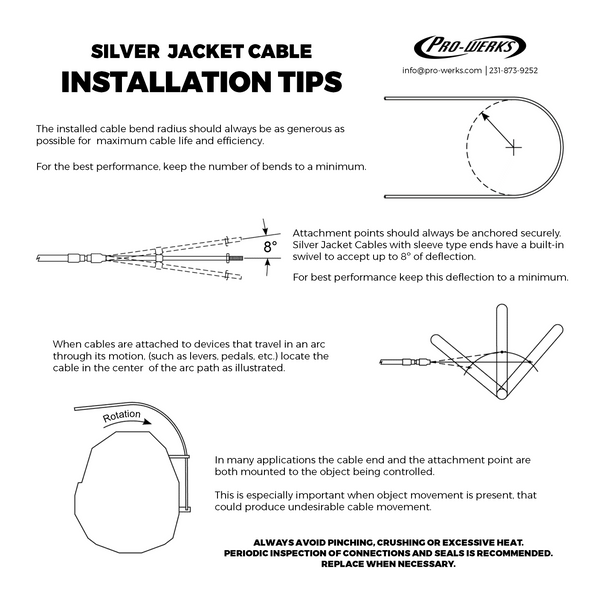 Silver Jacket Ultimate Push-Pull Control Cable