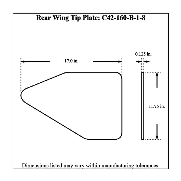 c42-160-b-1-8diagram Aluminum Rear Wing Tip Plates B 1 8 Inch