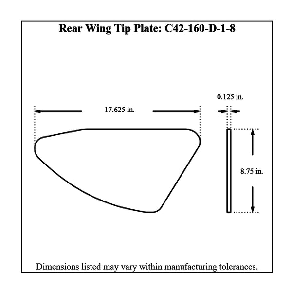 c42-160-d-1-8diagram Aluminum Rear Wing Tip Plates D 1 8 Inch