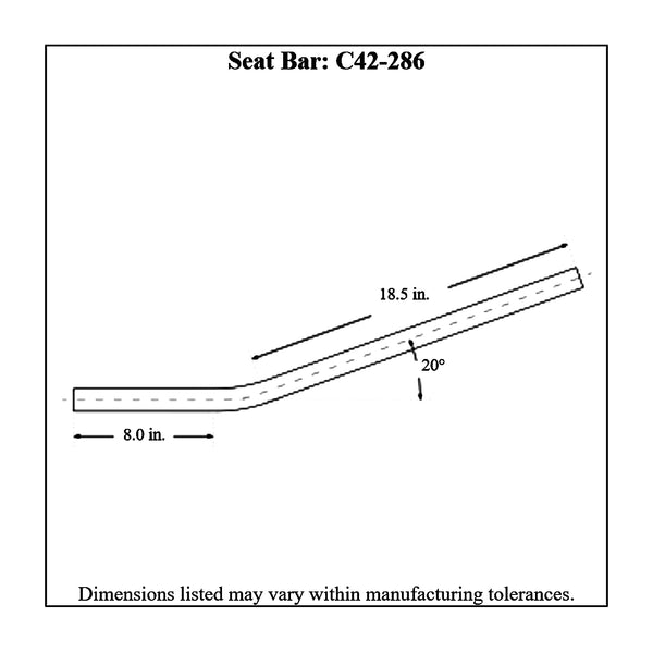 c42-323diagram4 Pre-Bent 6 Point Chromoly Complete Package, 4130N Cage Kit 1-5 8 in. x 0.083: Shoulder Hoop 1-3 8 in. x 0.058: Seat Formers 1-1 4 in. x 0.058