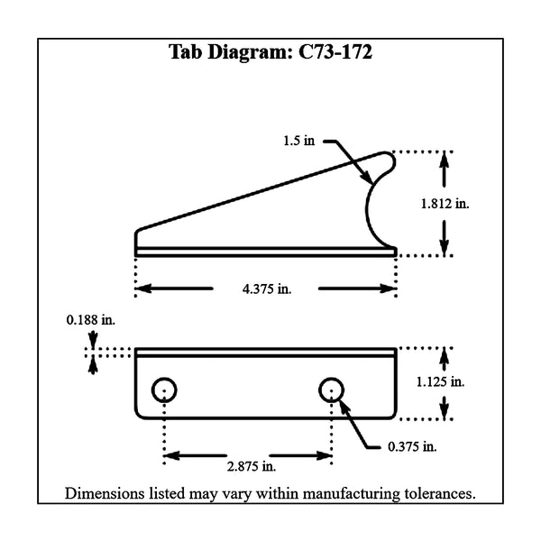 c42-405diagram Billet Aluminum Pinto Rack Mount Bracket Complete Kit