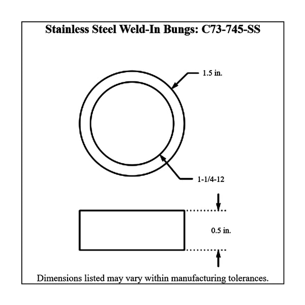 c73-745-ssdiagram_989e3939-e271-4ea5-8cbe-b47e669acafc Easy Turn Fill Cap with Stainless Steel Weld Bung 1-5 8 Inch without Lanyard Boss Red