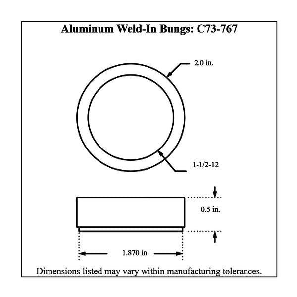 c73-756diagram2_b00aaa5e-39b7-4f2e-b890-d78cd1cf2eac Easy Turn Fill Cap with Aluminum Weld Bung 2 Inch without Lanyard Boss 1 2 Inch Red