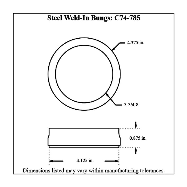 c74-770diagram2_d8329f55-5c79-4471-9580-41eded83a648 Easy Turn Fill Cap with Steel Weld Bung 4-1 4 Inch with Lanyard Boss 7 8 Inch Black