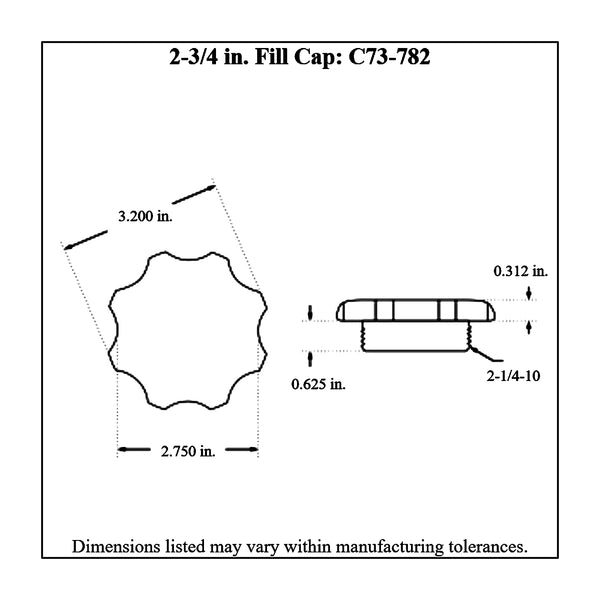 c74-777-h2diagram Easy Turn Fill Cap with Aluminum Remote Mount Bung 2-3 4 Inch with Lanyard Boss Recessed Remote Mount: 2 Inch Hose Blue